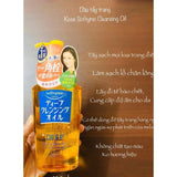 Dầu Tẩy Trang làm sạch sâu lớp trang điểm, sạch da & thông thoáng lỗ chân lông Kosé Cosmeport Softymo Deep Cleansing Oil 240ml