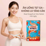 Nước ép bưởi hỗ trợ giảm cân, đẹp da, bổ sung vitamin C Sanga Real Grapefruit Vita Toktok