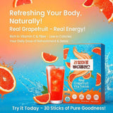Nước ép bưởi hỗ trợ giảm cân, đẹp da, bổ sung vitamin C Sanga Real Grapefruit Vita Toktok