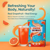 Nước ép bưởi hỗ trợ giảm cân, đẹp da, bổ sung vitamin C Sanga Real Grapefruit Vita Toktok