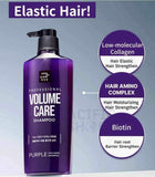 Dầu gội collagen giúp phòng tóc bồng bềnh tự nhiên Mise En Scène Professional Volume Care Purple Collagen Shampoo 680ml