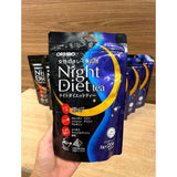 Trà giảm cân ban đêm loại bỏ mỡ tích tụ Orihiro Night Diet Tea Nhật Bản ( màu xanh )