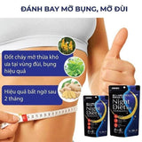 Trà giảm cân ban đêm loại bỏ mỡ tích tụ Orihiro Night Diet Tea Nhật Bản ( màu xanh )