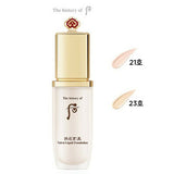 Kem Nền nhung lì chống nhăn mỏng mịn  che Phủ Hoàn Hảo Whoo Velvet Liquid Foundation 40ml SPF30/PA++.