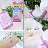 Khăn ướt tẩy trang Bifesta Micellar Cleansing Sheet EẺnich - Tẩy mắt môi - Màu tím