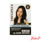 Nhuộm tóc phủ bạc THENAPLUS Ampoule Shampoo Hair Color (màu 3N Dark Brown - Nâu đậm)