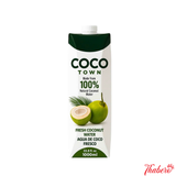 Nước Dừa Tươi 100% Coco Town Natural Coconut Water( 1000ml): HSD:2027/01/19
