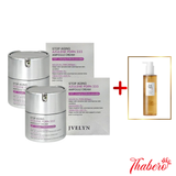 Combo 2 kem Meso Tan Nám Phục Hồi JVELYN Stop Aging Azulene PDRN 333 Ampoule Cream TẶNG DẦY TẨY TRANG NHÂN SÂM  BEAUTY OF JOSEONE