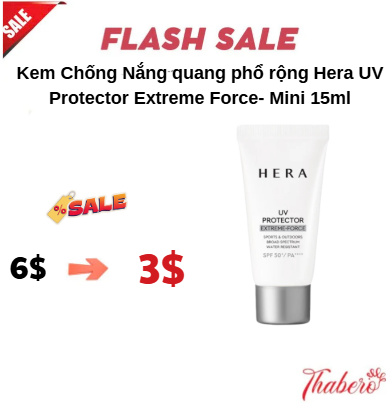 Kem Chống Nắng quang phổ rộng  Hera UV Protector Extreme Force- Mini 15ml