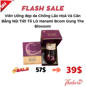 Viên Uống đẹp da  Chống Lão Hoá Và Cân Bằng Nội Tiết Tố LG Hanami Bcom Gung The Blossom