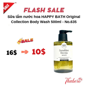 Sữa tắm nước hoa  HAPPY BATH Original Collection Body Wash 500ml - No.635