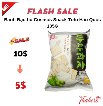 Bánh Đậu hũ Cosmos Snack Tofu Hàn Quốc 135G