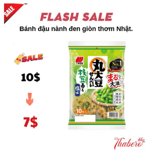 Bánh đậu nành đen giòn thơm Nhật.