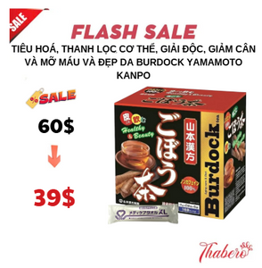 tiêu hoá, thanh lọc cơ thể, giải độc,  giảm cân và mỡ máu  và đẹp da Burdock Yamamoto Kanpo