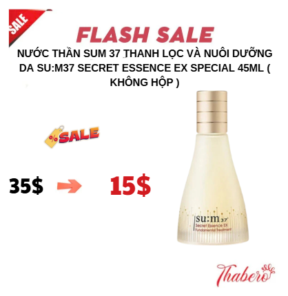 Nước thần Sum 37 thanh lọc và nuôi dưỡng da Su:m37 Secret Essence EX Special  45ML ( Không hộp )