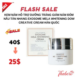 Kem Nám Hỗ Trợ Dưỡng Trắng Giảm Nám Đốm Nâu Tàn Nhang Exosome Mela Whitening DOW Creative Cream Hàn Quốc