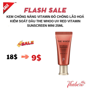 Kem chống nắng vitamin đỏ chống lão hoá kiểm soát dầu The Whoo UV Red Vitamin Sunscreen mini 25ml
