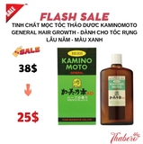 Tinh chất mọc tóc thảo dươc  Kaminomoto General Hair Growth - Dành cho tóc rụng lâu năm - Màu xanh