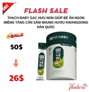 Thạch Baby gạc hưu non giúp bé  ăn ngon miệng tăng cân  Sâm Nhung Hươu  Kwangdong Hàn Quốc