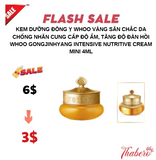 Kem Dưỡng Đông Y whoo vàng săn chắc da chống nhăn cung cấp độ ẩm, tăng độ đàn hồi Whoo Gongjinhyang Intensive Nutritive Cream mini 4ML