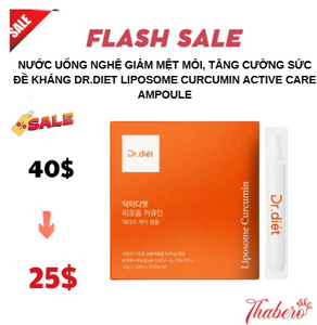 Nước uống nghệ giảm mệt mỏi, tăng cường sức đề kháng DR.DIET LIPOSOME CURCUMIN ACTIVE CARE AMPOULE