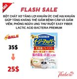 Bột  chất xơ tăng lợi khuẩn ức chế hại khuẩn giúp tăng kháng thể giãm bệnh cảm và giãm viêm, phòng ngừa ung thư ruột  Easy Fiber Lactic Acid Bacteria Premium