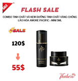 Combo Tinh Chất Và Kem Dưỡng tinh chất vàng Chống Lão Hóa AMORE PACIFIC - Mini 5ml