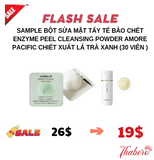 Sample bột sửa mặt tẩy tế bào chết Enzyme Peel Cleansing Powder Amore Pacific Chiết xuất lá trà xanh (30 viên )