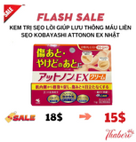 Kem Trị Sẹo lồi giúp lưu thông máu liền sẹo Kobayashi Attonon EX  Nhật