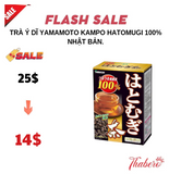 Trà Ý Dĩ Yamamoto Kampo Hatomugi 100% Nhật Bản.