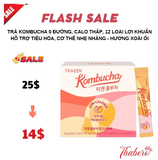 Trà Kombucha 0 đường, calo thấp, 12 loại lợi khuẩn hỗ trợ tiêu hóa, cơ thể nhẹ nhàng - HƯƠNG XOÀI ỔI.