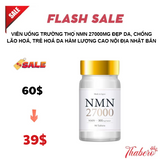 Viên uống trường thọ NMN 27000mg đẹp da, chống lão hoá, trẻ hoá da hàm lượng cao nội địa Nhật Bản