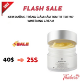 Kem Dưỡng Trắng Giảm Nám TOM TIT TOT W7 Whitening Cream