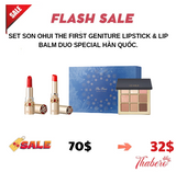 Set son Ohui The First Geniture Lipstick & Lip Balm Duo Special Hàn Quốc.