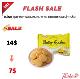 Bánh quy bơ Takara Butter Cookies Nhật Bản.