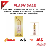 Sample Kem Lót Trang Điểm Whoo Gongjinhyang Mi Essential Makeup Base. (120 gói ) -  Dành cho da thường hoặc da khô-  WHOO HỒNG