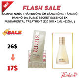 Sample Nước thần dưỡng ẩm căng bóng, tăng độ đàn hồi da Su:m37 Secret Essence EX Fundamental Treatment (120 gói x 1ml =120ml )
