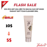 Sữa Rửa Mặt Hoa Hiên Tái Sinh Da Cao Cấp Whoo Radiant Soft Foam Cleanser 35ml
