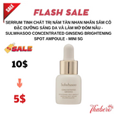 Serrum Tinh Chất trị nám tàn nhan Nhân Sâm Cô Đặc Dưỡng Sáng Da Và Làm Mờ Đốm Nâu - SULWHASOO CONCENTRATED GINSENG BRIGHTENING SPOT AMPOULE - MINI 5g