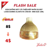 Kem dưỡng mắt cải thiện nếp nhăn Su:m37 Losecsumma Elixir Eye Cream - Mini size 10ml