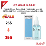 Tinh Chất Cấp Ẩm Đa Tầng, Phục Hồi Da lão hoá   Torriden Dive-In Low Molecular Hyaluronic Acid Serum