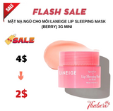 Mặt nạ ngủ cho môi Laneige Lip Sleeping Mask (Berry) 3g mini