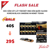 Hắc sâm cắt lát tẩm mật ong Hàn Quốc SLICED KOREAN BLACK GINSENG IN HONEY TEHAN