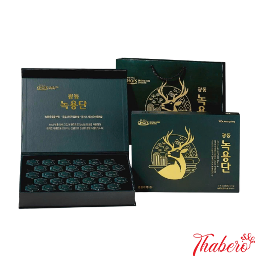 Sâm Lộc Nhung Đan bổ huyết, bổ thận , lọc máu và  tăng cường sinh lực KWANGDONG Hàn Quốc .