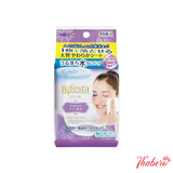 Khăn ướt tẩy trang Bifesta Micellar Cleansing Sheet EẺnich - Tẩy mắt môi - Màu tím