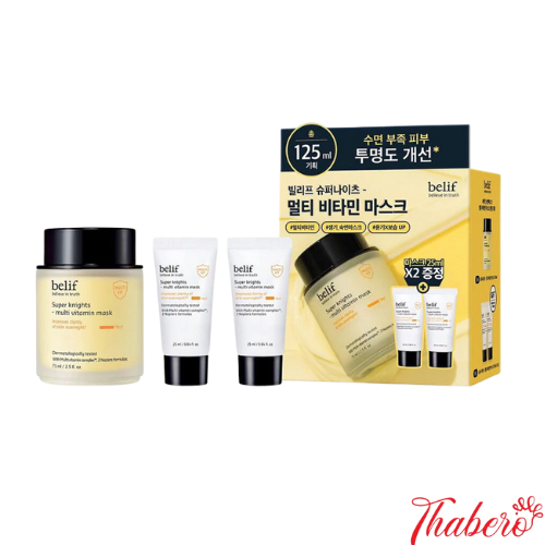 Set Mặt Nạ Ngủ Belif Super Knights Multi Vitamin Mask Full Box.