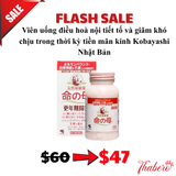 Viên uống điều hoà nội tiết tố và giãm khó chịu trong thời kỳ tiền mãn kinh Kobayashi Nhật Bản