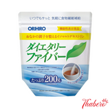 Bột Chất xơ hỗ trợ ăn kiêng khoẻ ruột giãm hấp thu chất bép và đường  Orihiro Nhật Bản- TÚI 200GR