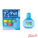 Thuốc nhỏ mắt Sante 40  dành cho mắt mỏi nhìn mờ thị lực kém -The mát - XANH DƯƠNG