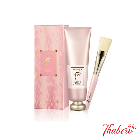 Mặt Nạ Ngủ Dưỡng Ẩm cấp nước phục hồi da lão hoá mịn màng căng bóng WHOO Gongjinhyang: Soo Hydrating Overnight Mask 100ml - Whoo hồng